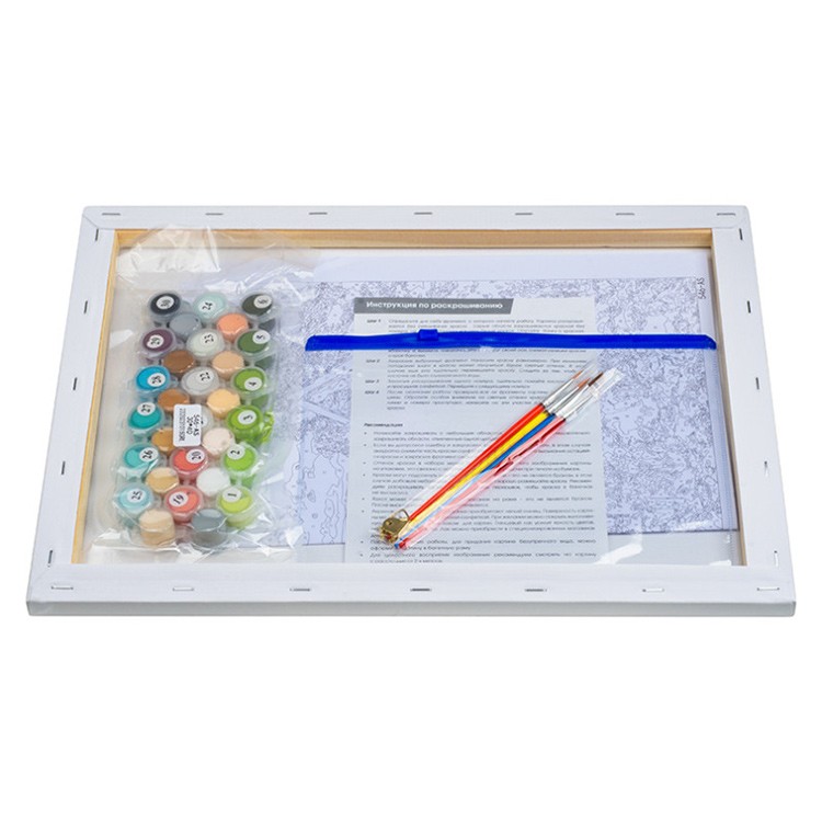 Картина по номерам «Летний день в датской деревне» — картинка 3