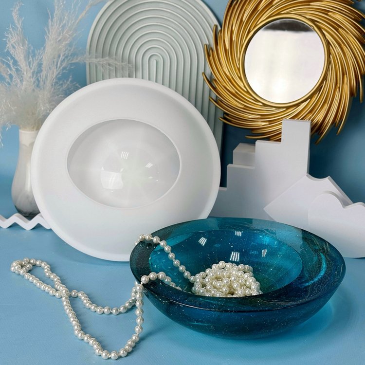 Силиконовый молд - Чаша/ваза, d23x6,9см, 1 шт. — картинка 5