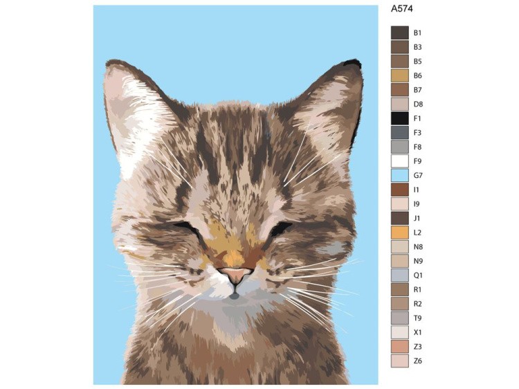 Картина по номерам «Соня» — картинка 2