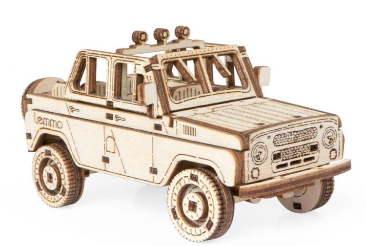 Деревянный конструктор «Внедорожник Алькор-М», Lemmo — картинка 2