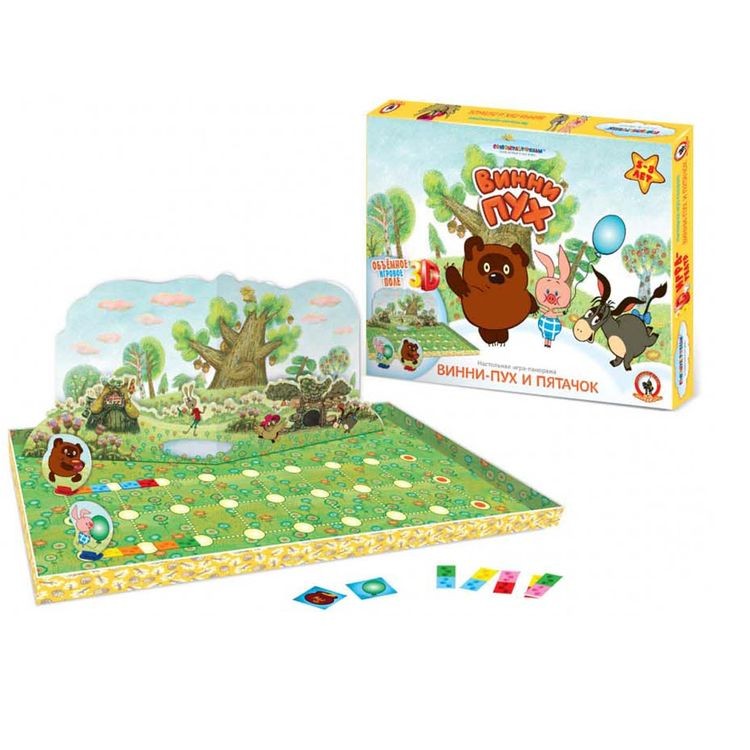 Настольная игра-панорама СМФ Винни-Пух и Пятачок — картинка 2