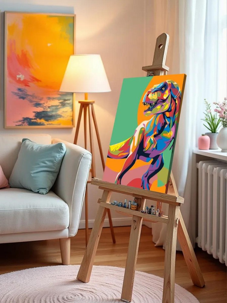 Картина по номерам «Динозавр» — картинка 10