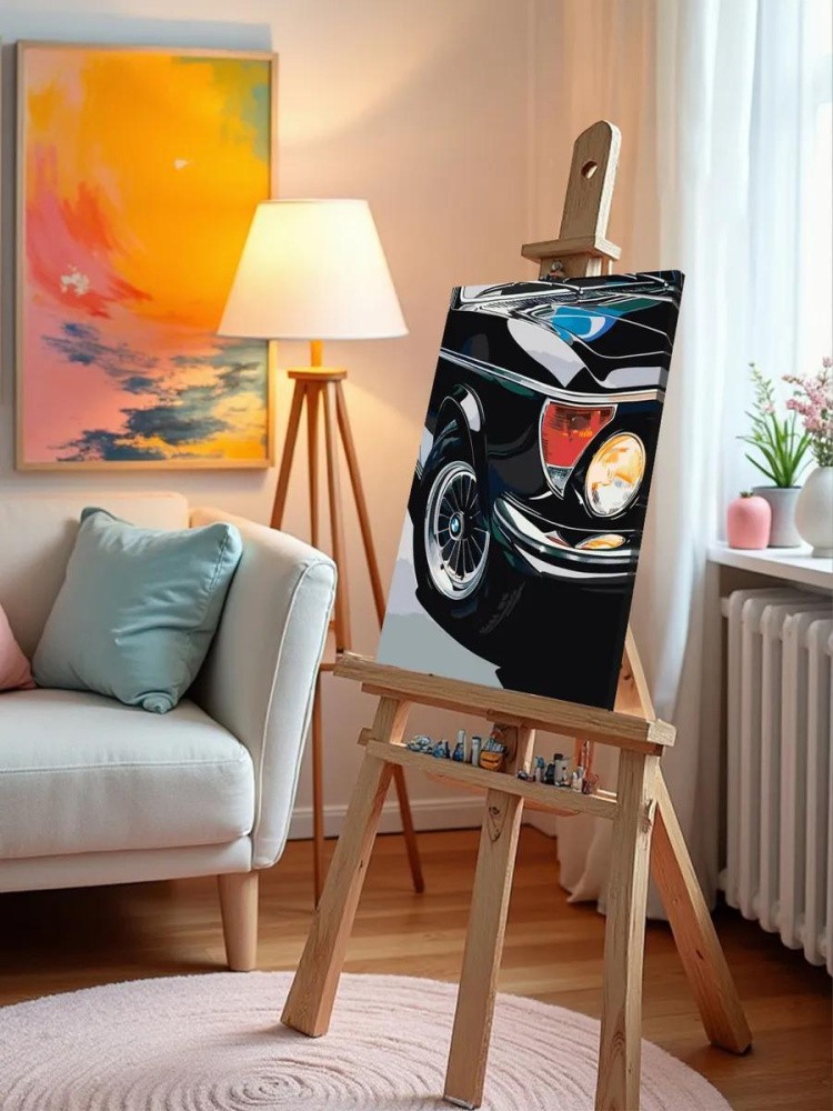 Картина по номерам «Машины: БМВ крупным планом» — картинка 10