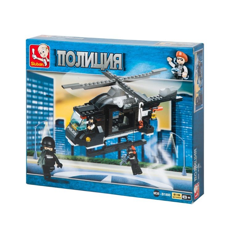 Конструктор «Военная полиция.Патрульный вертолет», 219 деталей — картинка 2