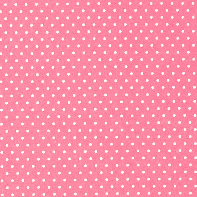 Фетр декоративный с рисунком в горошек, мягкий, 1 мм, 30х45 см ± 2 см, 1 шт., цвет: №FE088 розовый, Blitz