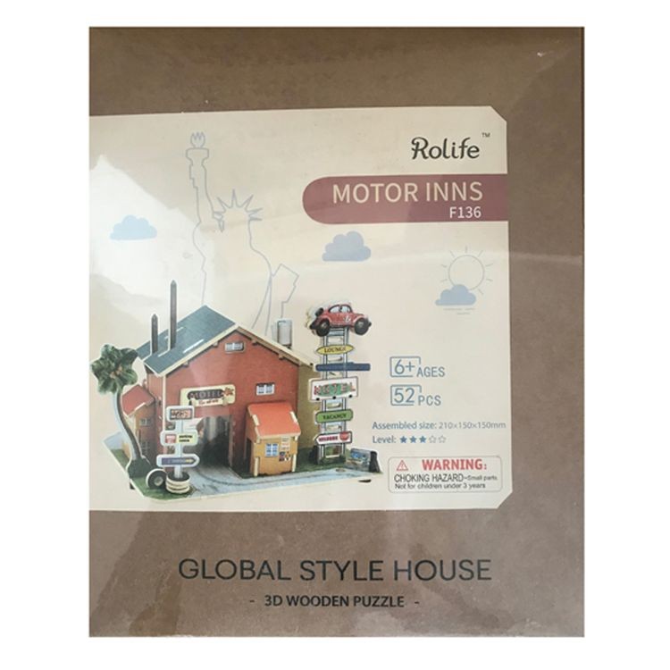 Конструктор из дерева «Американская авто гостиница» — картинка 2