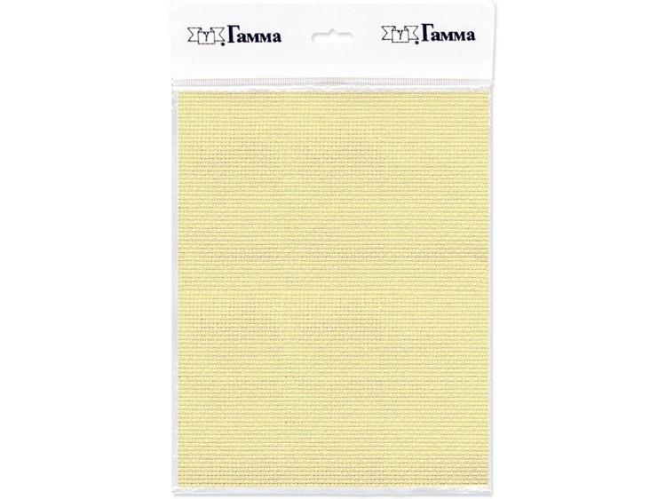 Канва Aida 14 Gamma светло-желтая 150x100 см — картинка 3
