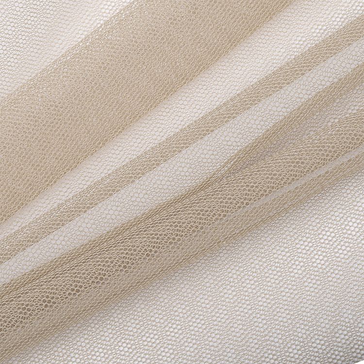 Фатин мягкий в нарезке 11,43 м, ширина 160 см, цвет: светло-коричневый, TBY — картинка 2