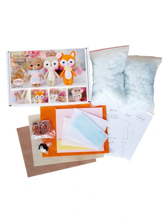 Набор для шитья «Лесные друзья» — картинка 3