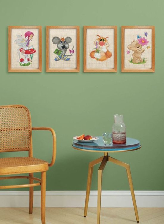 Набор для вышивания «Мишка с цветком» — картинка 5