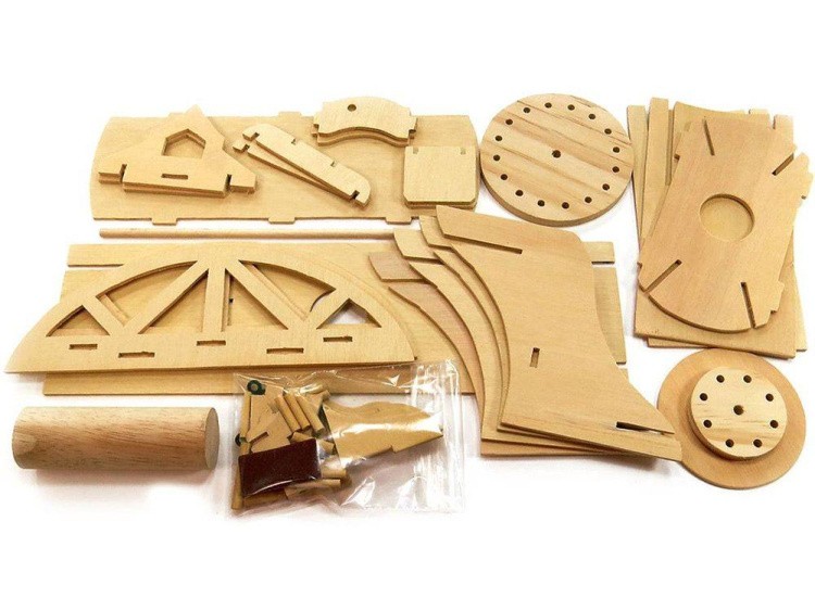 Конструктор из дерева «Поворотный мост» модель D-014 — картинка 4