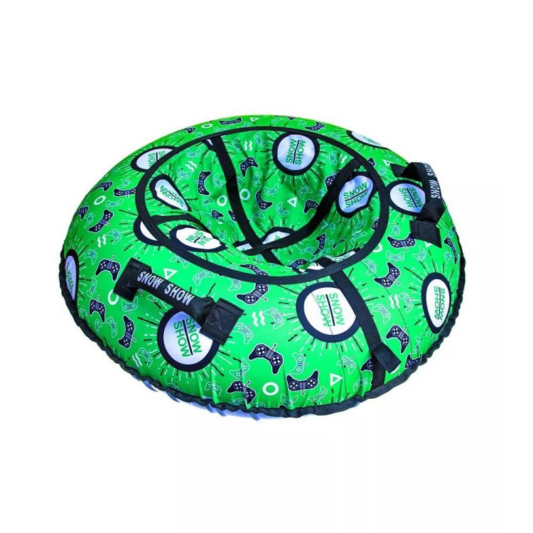 Детская зимняя ватрушка тюбинг для катания 118 см — картинка 5