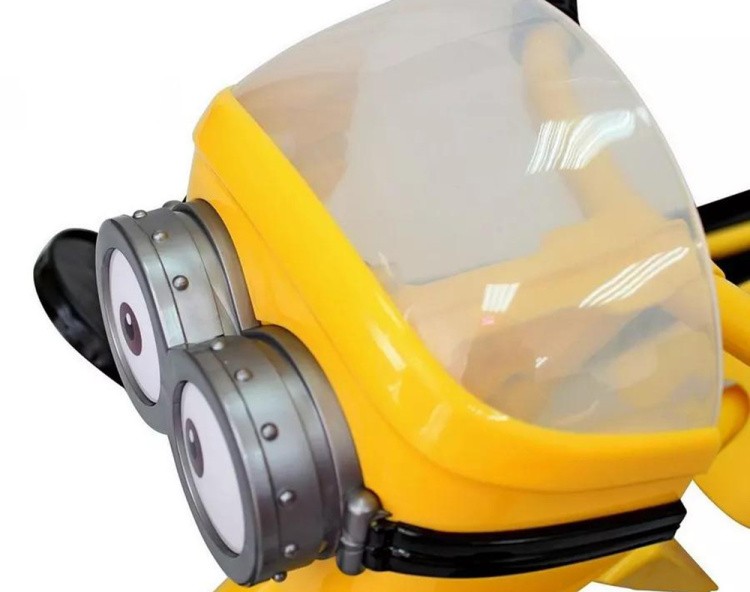 Снегокат детский Миньон жёлтый — картинка 10