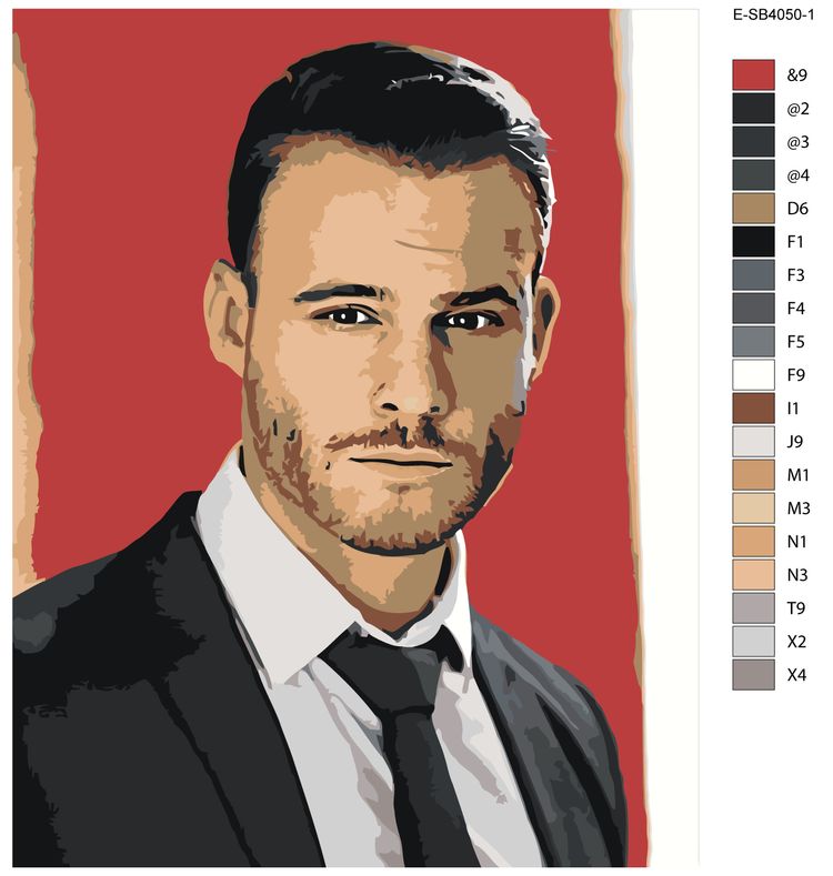 Картина по номерам «Серкан Болат» — картинка 2