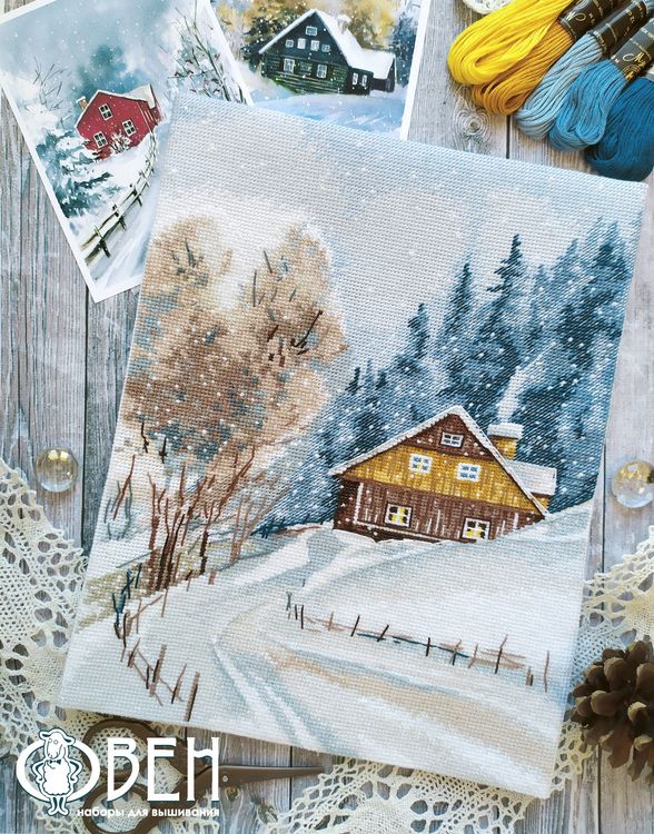 Набор для вышивания «Зимняя тишина» — картинка 3