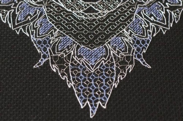 Набор для вышивания «Серебряный волк» — картинка 3