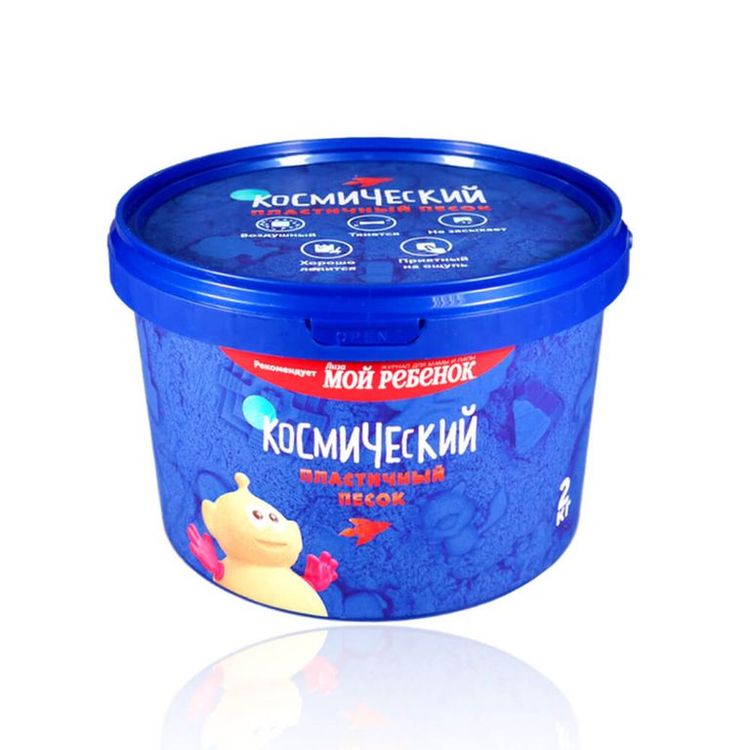 Космический пластичный песок Розовый 2 кг — картинка 4