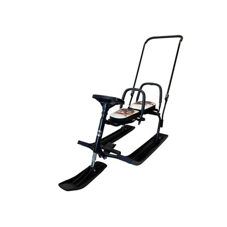 Снегокат детский 505 TWINS BABY PUSH для двоих со спинкой — картинка 5