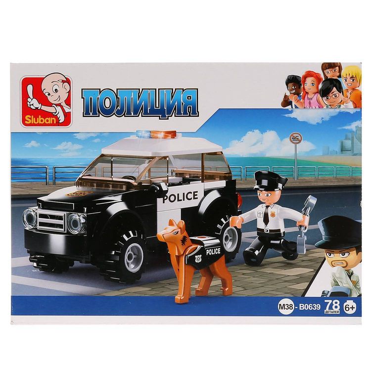 Конструктор «Полиция. Городской патруль», 78 деталей — картинка 3