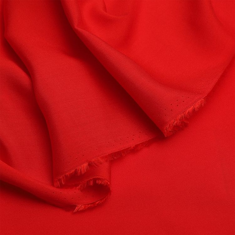 Ткань Штапель, матовая, 5 м, ширина 145 см, 110 г/м2, цвет: 12 красный, TBY — картинка 4