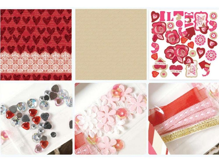 Набор для скрапбукинга «LOVE - Фоторамка» — картинка 2