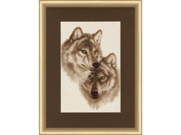 Набор для вышивания «Влюбленные волки» — картинка 2
