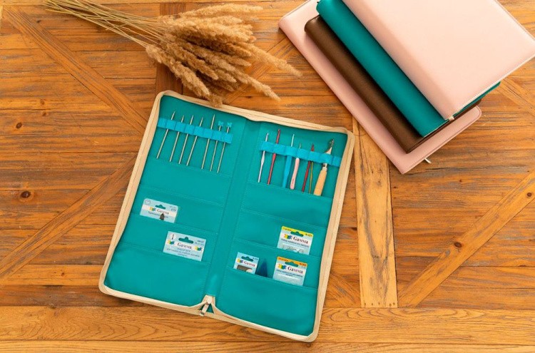 Органайзер для рукоделия «Бирюза», кожзаменитель,  43 см, Gamma — картинка 3