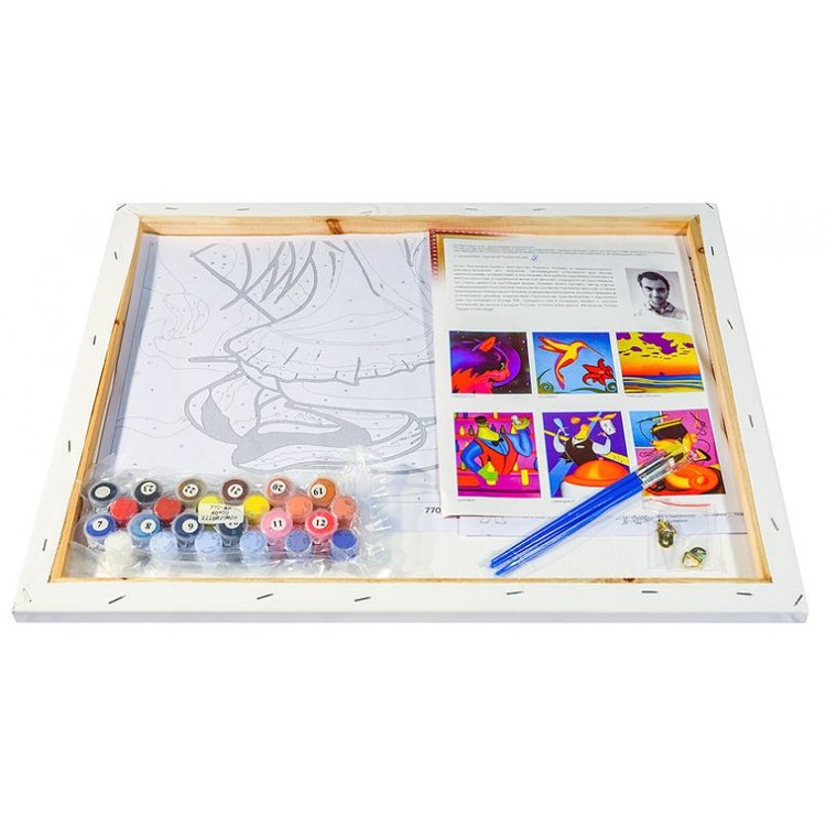 Картина по номерам «Дева» — картинка 3