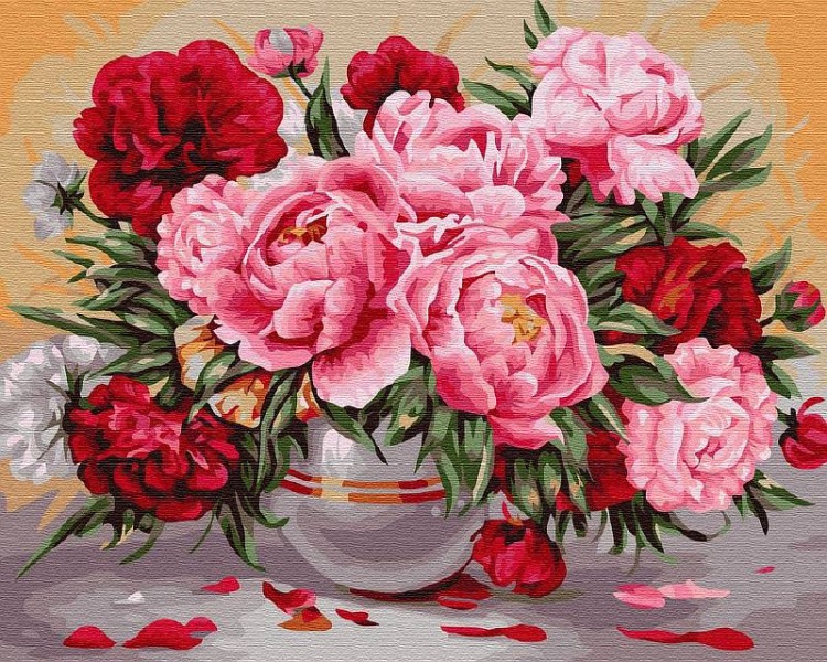 Картина по номерам «Спелые бутоны цветов»