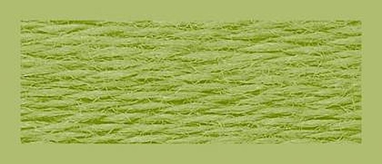 Нитки мулине (шерсть/акрил), 10 шт. по 20 м, цвет: №320 зеленый, Риолис