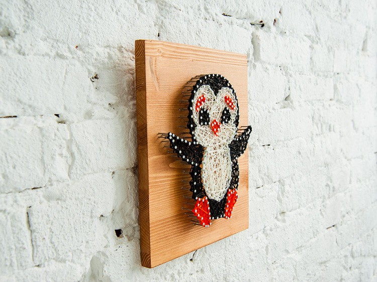 Набор для творчества STRING ART «Пингвин» — картинка 10