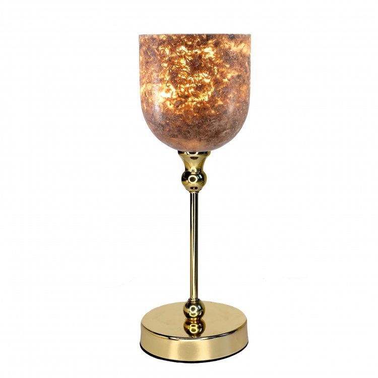 Основание для лампы золотое, 21 см, 1 шт.