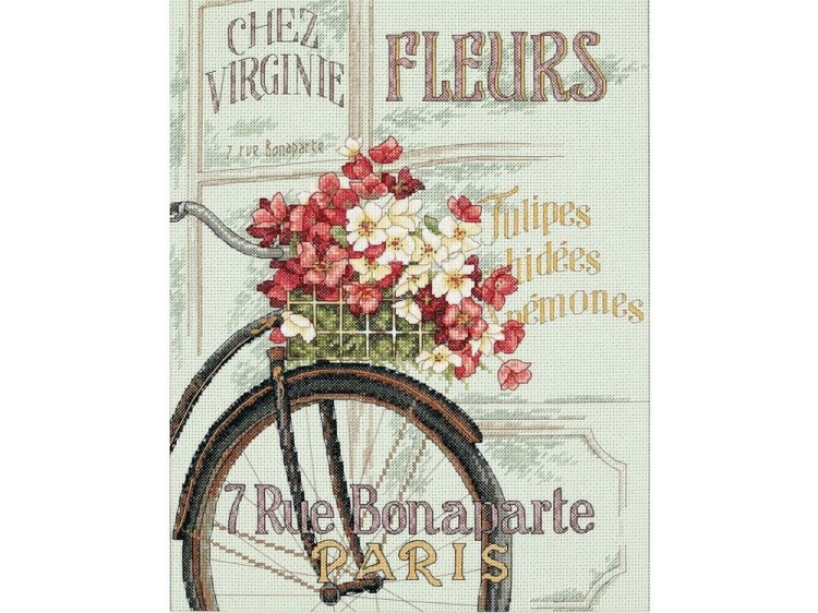 Набор для вышивания «Цветы из Парижа»