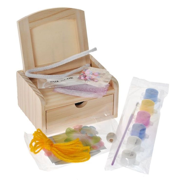 Раскрась и смастери «Шкатулка с зеркальцем» — картинка 2