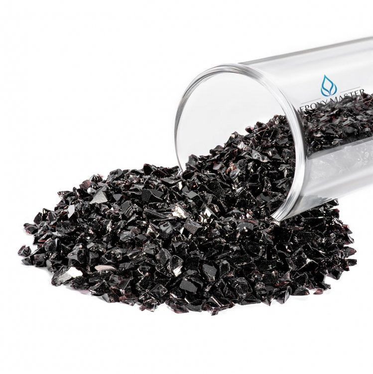 Стеклянная крошка черная, 100г — картинка 2