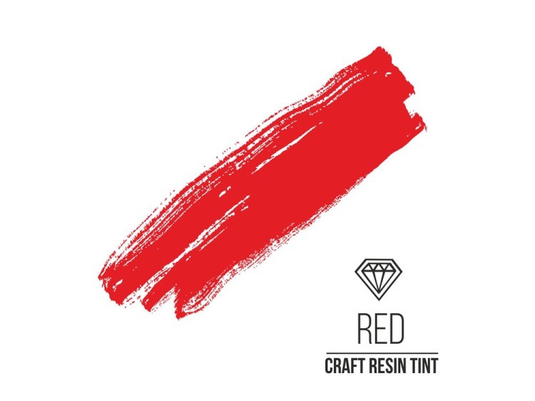 Краситель для смолы и полимеров ярко-красный 10 мл, CraftResinTint — картинка 2