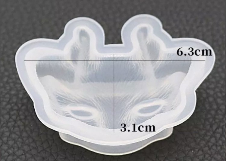Силиконовый молд для эпоксидной смолы Демоническая кошка, 1 шт. — картинка 3