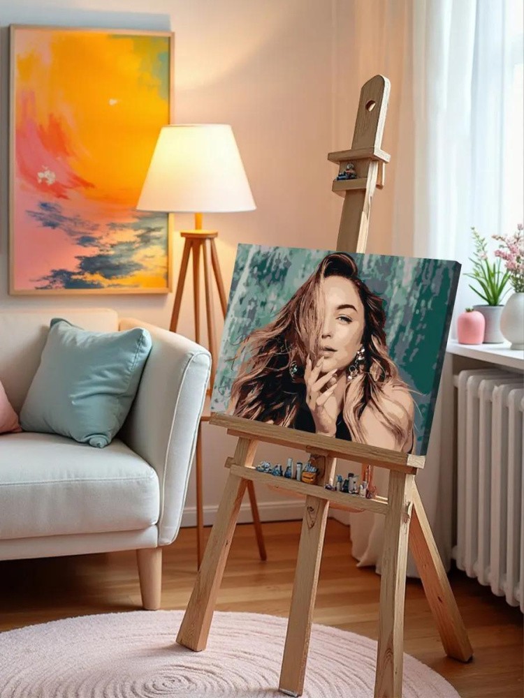 Картина по номерам «Певица Мари Краймбрери: портрет 40x50» — картинка 9