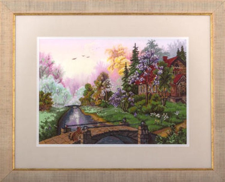 Набор для вышивания «Персики в цвету» — картинка 2