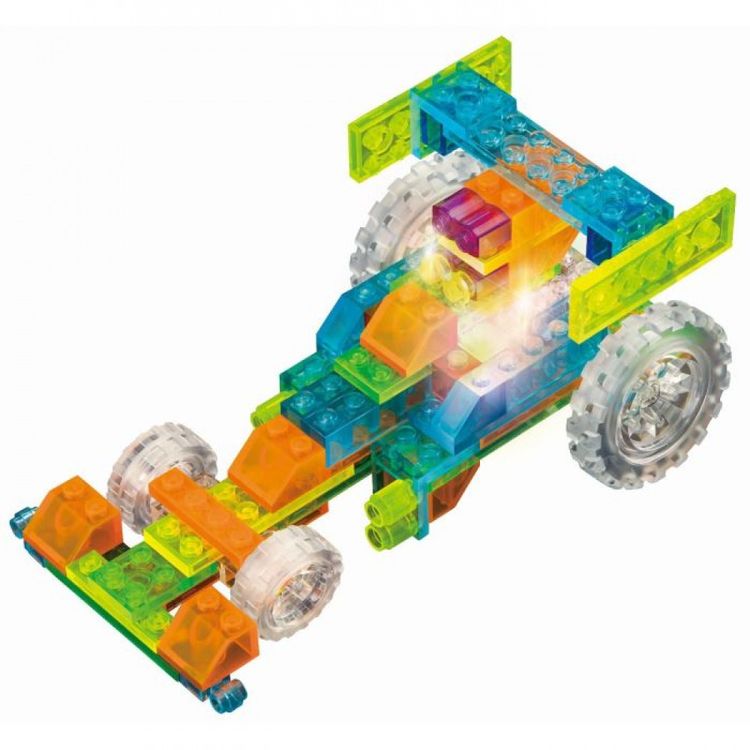 Светящийся конструктор CRYSTALAND «Трактор 6 в 1» — картинка 2