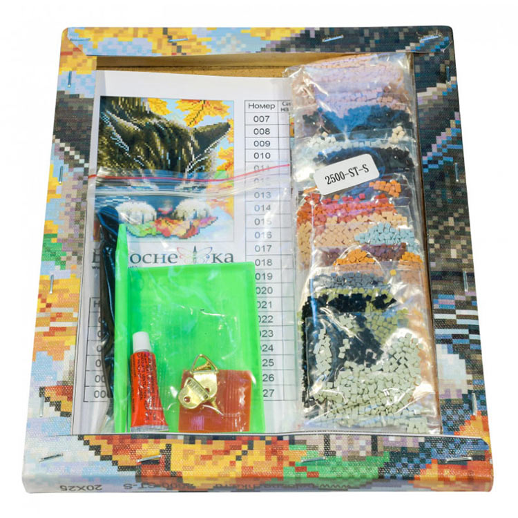 Алмазная вышивка «Осенние игры» — картинка 3