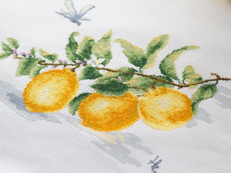 Набор для вышивания «Веточка лимона» — картинка 3