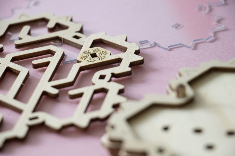 Конструктор из дерева «Снежное путешествие», UNIWOOD — картинка 2