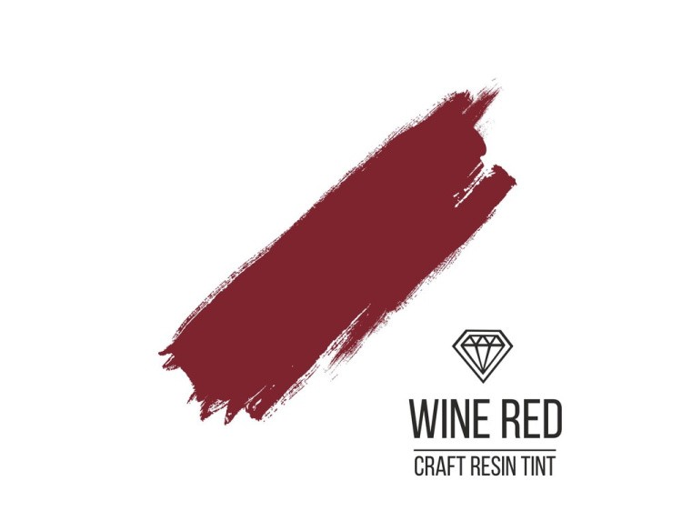 Краситель для смолы и полимеров винно-красный 10 мл, CraftResinTint — картинка 2