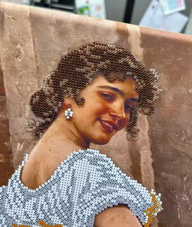 Рисунок на ткани «Венецианская цветочница» — картинка 2