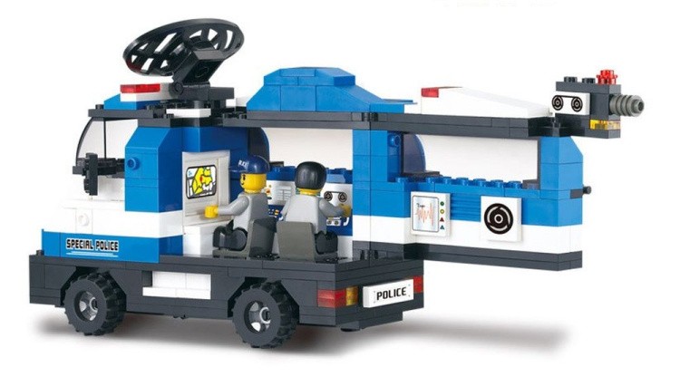 Конструктор «Полиция и спецназ. Передвижной центр спецназа», 265 деталей — картинка 2