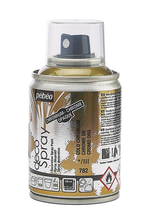 Краска decoSpray, 093782 Под золото хром — картинка 3