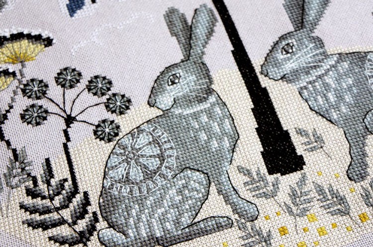 Набор для вышивания «Пара зайцев» — картинка 3