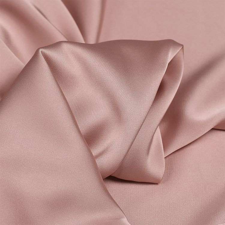 Ткань шелк Армани, 5 м, ширина 150 см, 90 г/м², цвет: 61 пудра-розовая, TBY — картинка 4