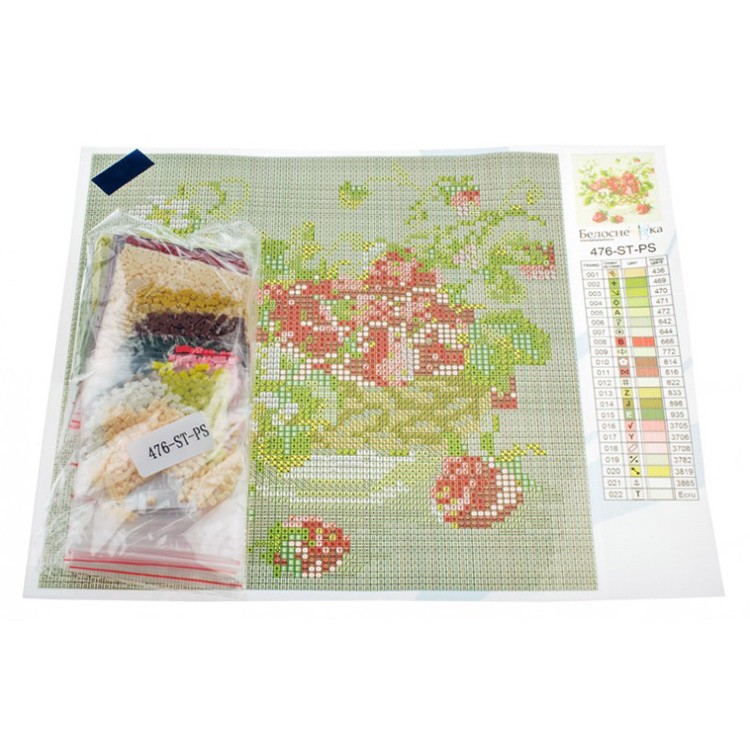 Алмазная вышивка «Садовая земляника» — картинка 3